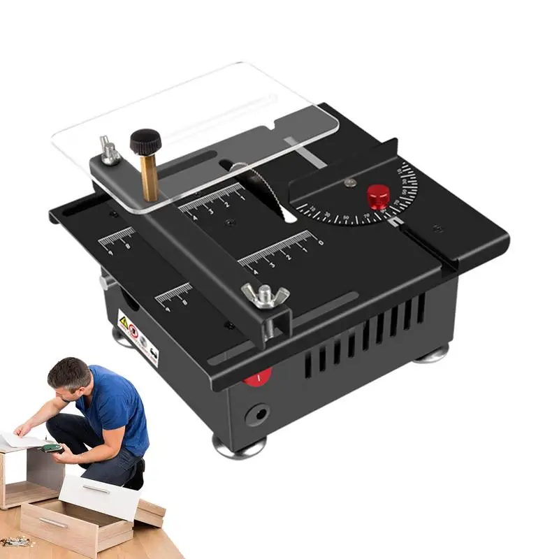 

Table Saw For Crafts Multifunctional Small Table Saw Woodworking Tools 7 Speed Adjustable Power Supply Tablesaw Cutting Bench