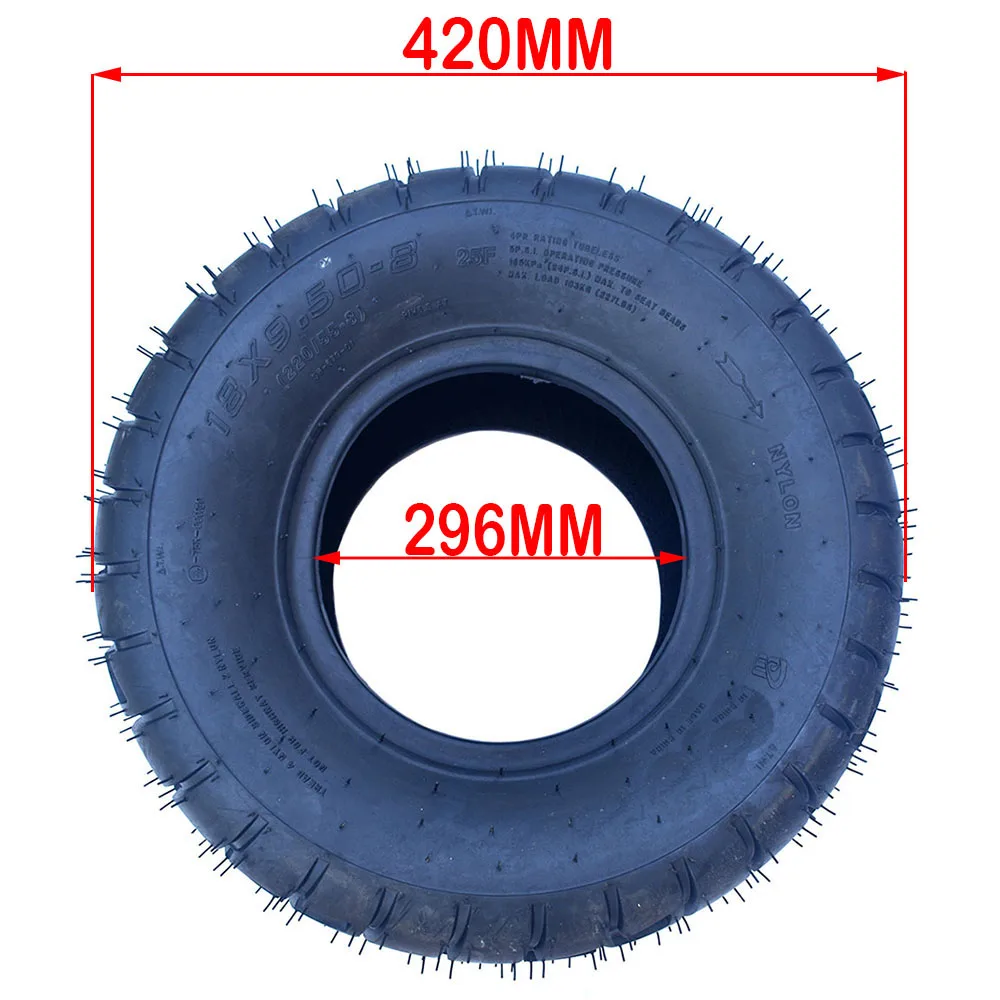 ATV tire rear 18x9.50-8 fit for four wheel vehcile motorcycle 50cc 70cc 110cc 125cc Small ATV 8'' Wheels tyre