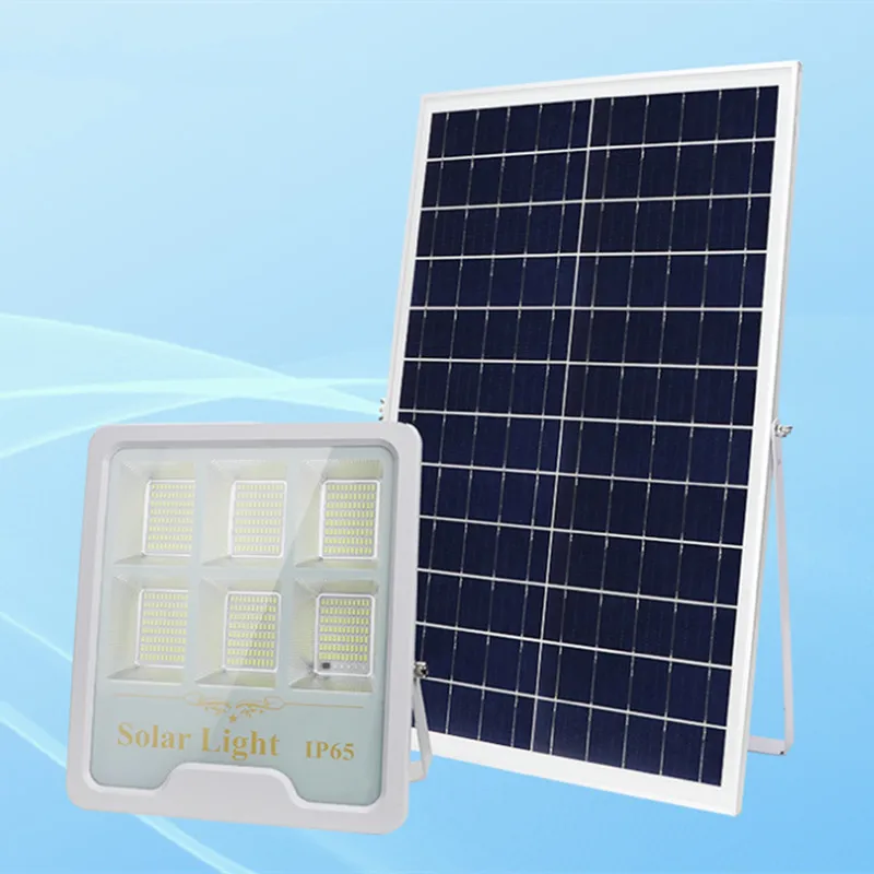 New Solar Flood Light Garden Lawn Induction Led High Power Split 100W 200W Outdoor Spotlights