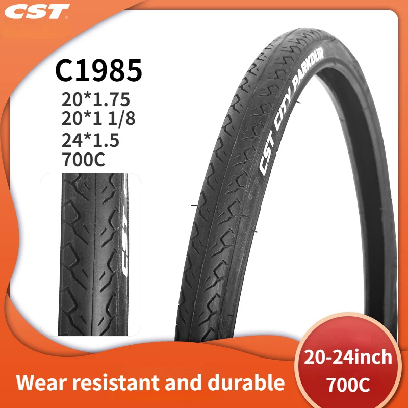 20inch Bike Tire 20X1.75 20 * 1 1/8 Bicycle Parts C1985 700 * 32/35C mountain bike wear-resistant tire