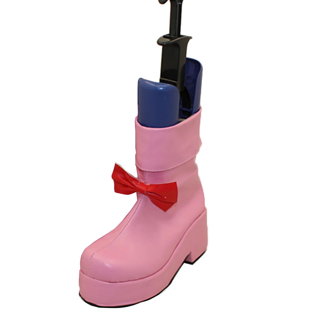 Brdwn 東方プロジェクト レディース フジワラのモコウ パチョリ ナレッジ ショートブーツ ちょう結び カスタムシューズ