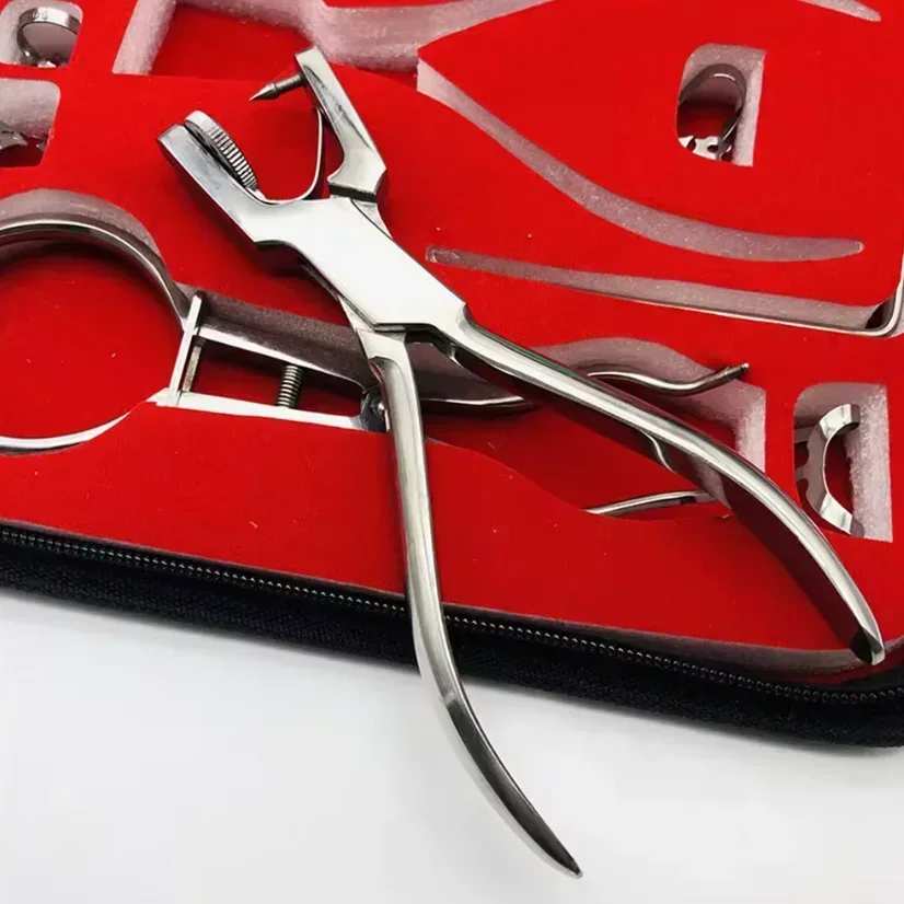 أطباء الأسنان المطاط السد عدة أدوات جراحية طب الأسنان مجموعة تقويم الأسنان الأسنان المطاط السد المشابك عدة #2