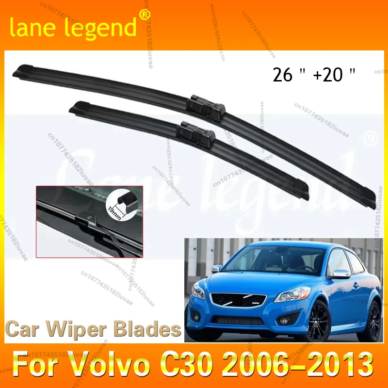 

For Volvo C30 2006-2013 Car Accessories Front Windscreen Wiper Blade Brushes Wipers 2013 2012 2011 2010 2009 2008 2007 2006