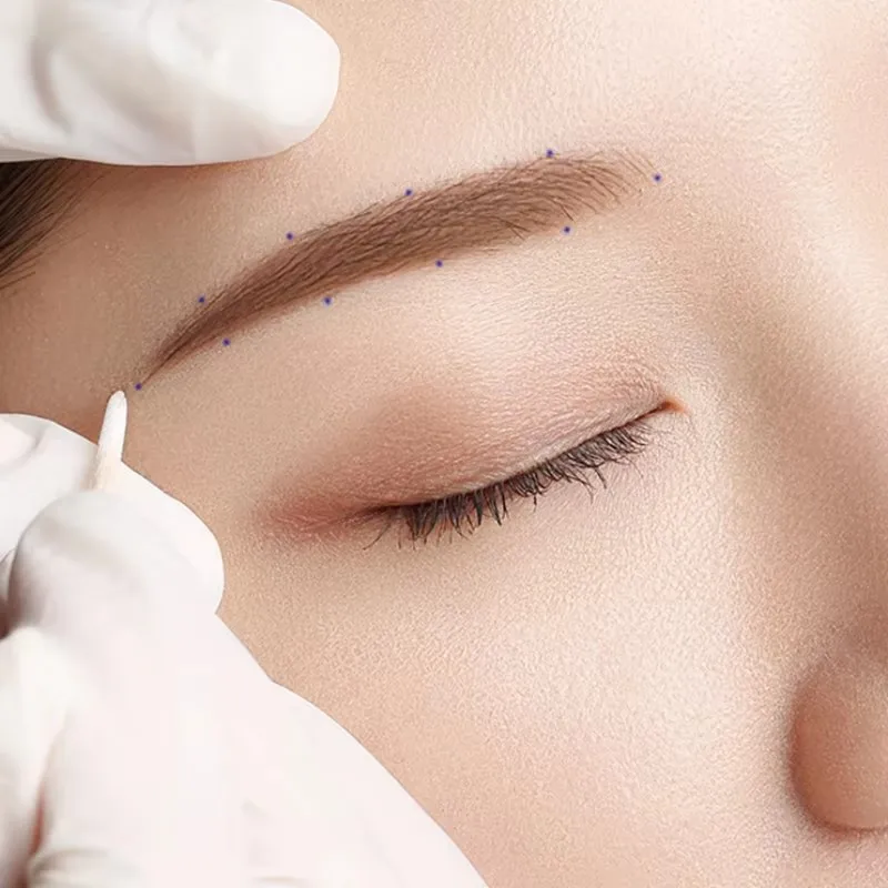 สำลีไม้ปลายสองด้านแบบใช้แล้วทิ้ง ขนาดเล็กพิเศษ 100/200/500 ชิ้น ปราศจากขุย แปรงขนาดเล็กสำหรับต่อขนตา ใช้สำหรับเช็ดกาวต่อขนตา