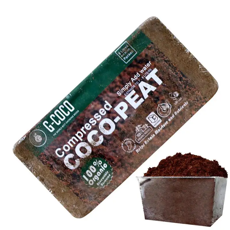 Coco Peat Organic Coco Coir Chips With Low EC And PH Balance Coco Fiber And Coconut Fiber Substrate Plant Soil With High