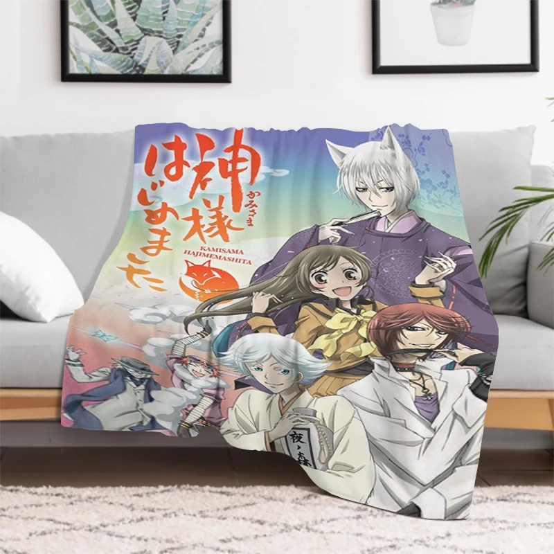 

Kamisama Hajimemashita Anime Throw Sofa Blanket Luxury Designer Bedding Fluffy Soft Blankets Portable Camping Chair Catnap Downy