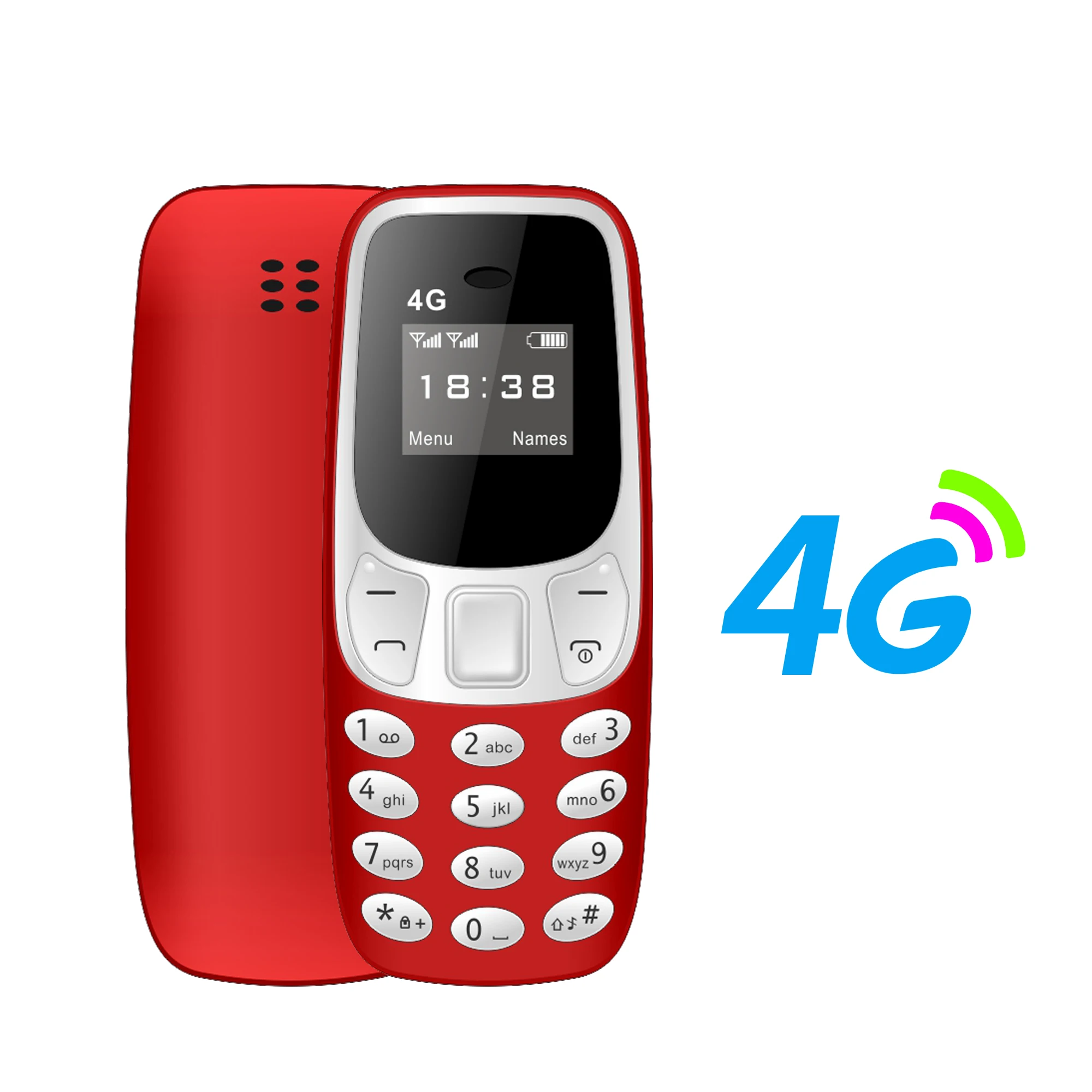 SERVO BM10 4G Mini-knopfunctie Telefoonsnelheidsknop Auto Call Recorder Blacklist 2 SIM Kleine mobiele telefoon Meertalig 2025 Nieuw