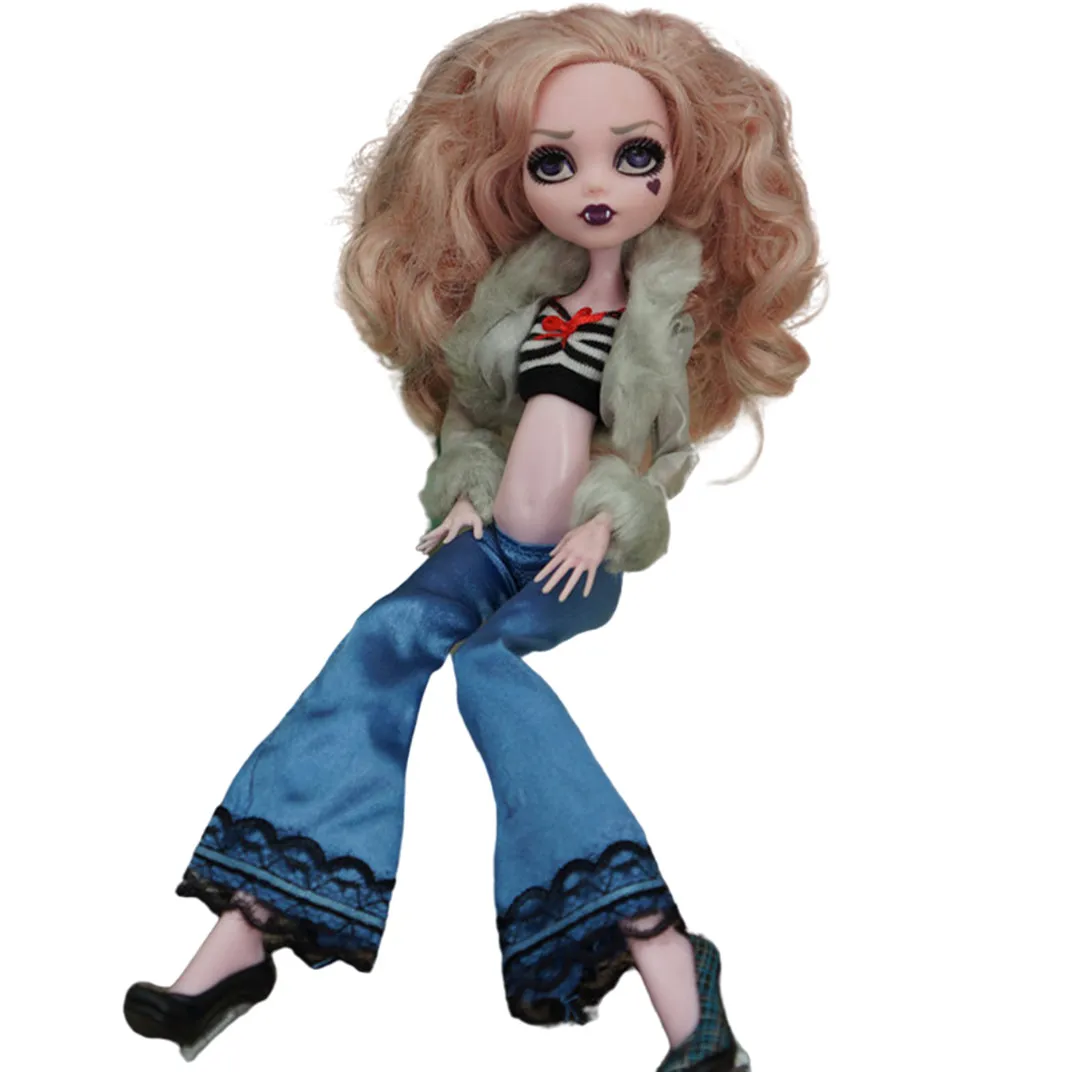 Unique Monster-Inspired Handmade Doll Outfit Set