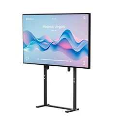 Heavy Duty TV Floor Stand Mount Adjustable Heights Free Standing for 32-100 Inches