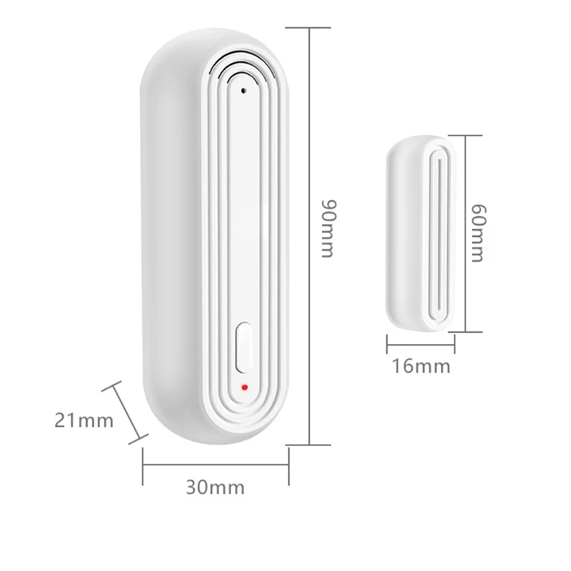 Smart Wifi Tür-und Fenster alarms ensor mit Erkennungs funktion zum Öffnen/Schließen, Fern alarm gegen Diebstahl