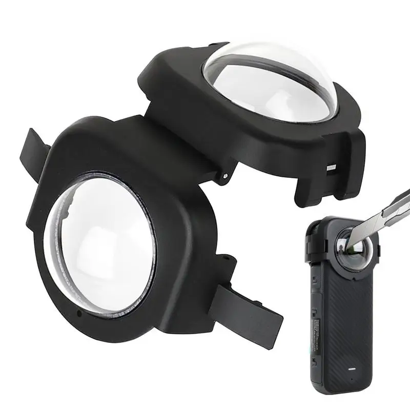 Защитные крышки объектива для Insta360 X4, защитная крышка для Insta360 X4, защитные колпачки от царапин, аксессуары для экшн-камеры