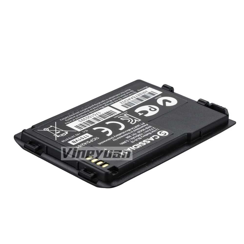 100 قطعة BLN-10 3.7 فولت 1590 مللي أمبير 5.9Wh بطارية ليثيوم أيون ل EADS ايرباص كاسيديان TH1N راديو تترا يناسب البطارية الجزء رقم. BLN-11