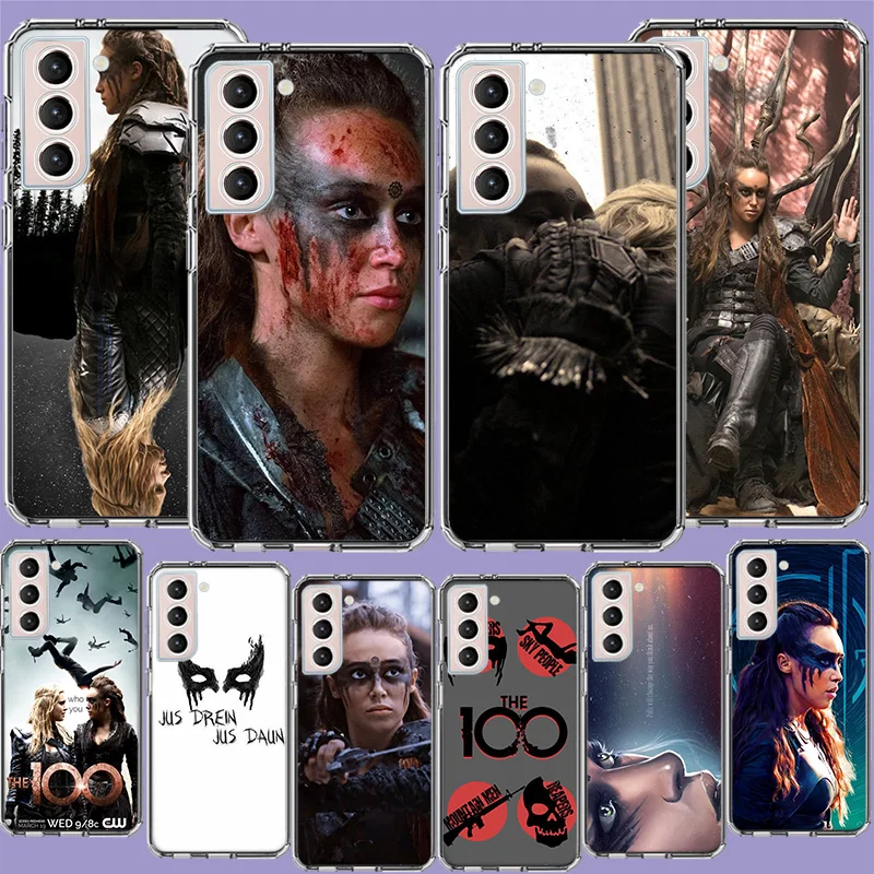 The 100 TV Show Heda Lexa Phone Case For Samsung Galaxy S24 S23 Ultra Capa Shell S22+ S21 Plus S20 FE S10 Lite S10E S9 Cover Sil