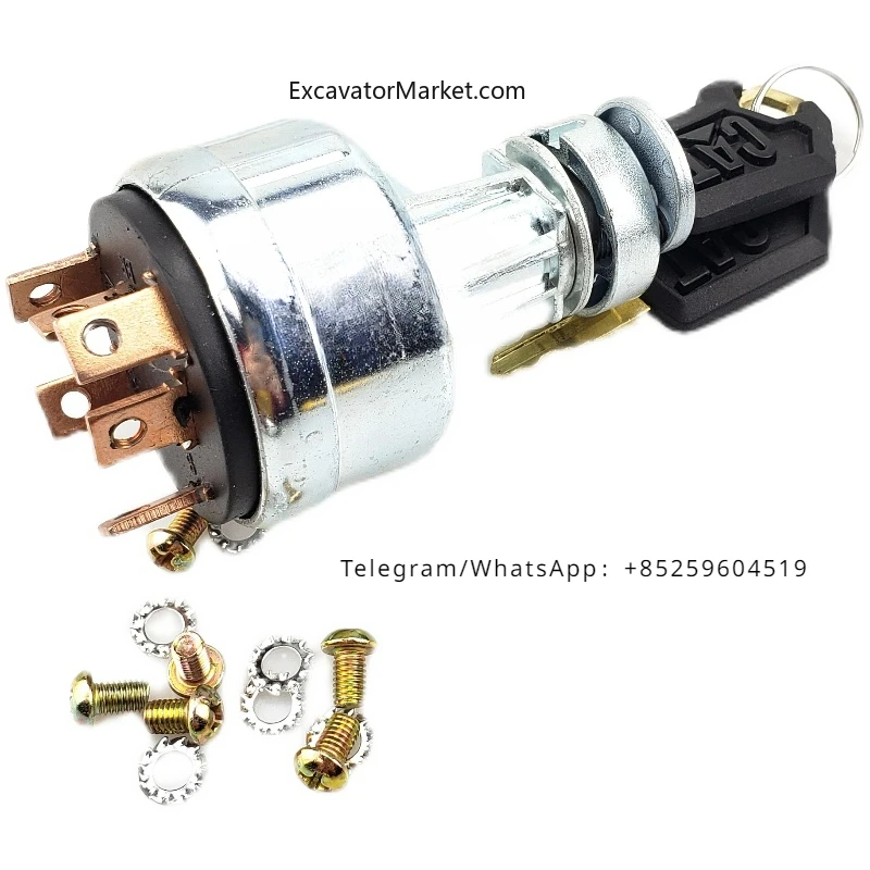 Electric Door Lock Ignition Switch Lock Fittings For E307 120 200 312 320 325B/C/D Excavator Part