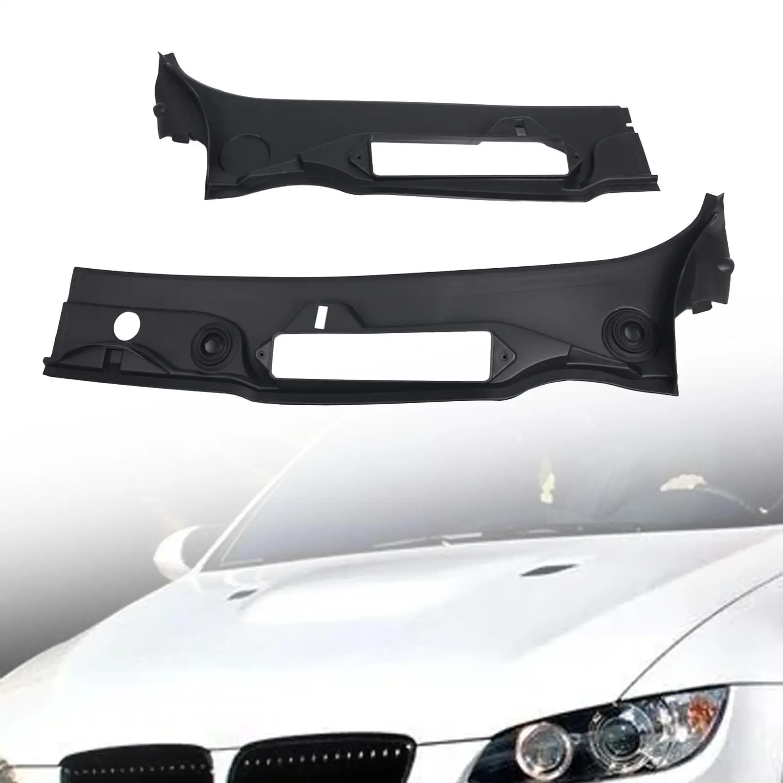 Front Windshield Wiper Left Side Cowl Cover 51717161033 Car Accessories Replacement for BMW E92 Lci 2008 2013 E92 2005 2010