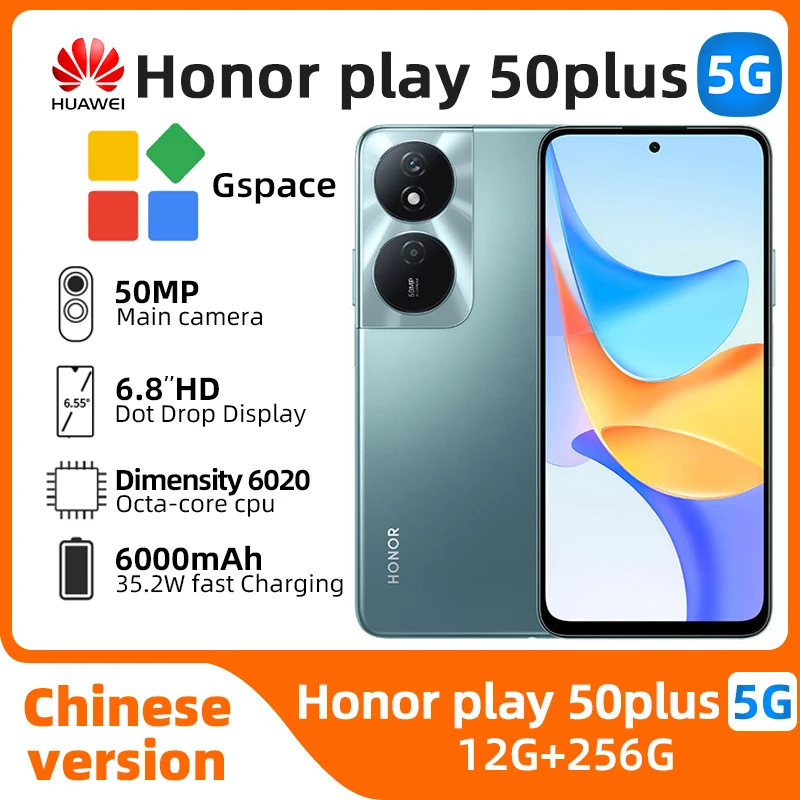 Honor Play 50 plus 5g Dimensity 6020 6.8