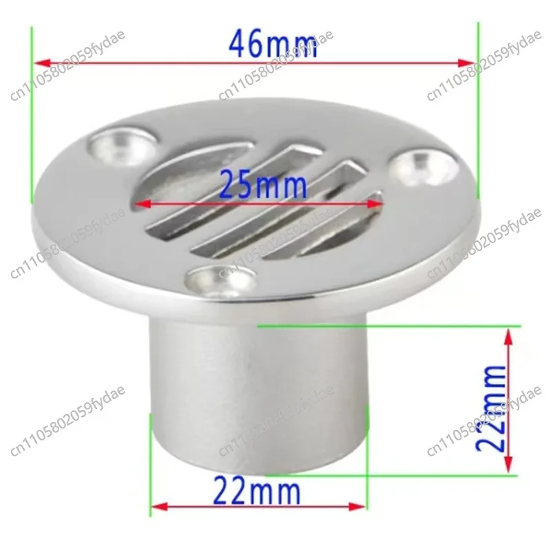 316 stainless steel marine deck floor drain, water leak