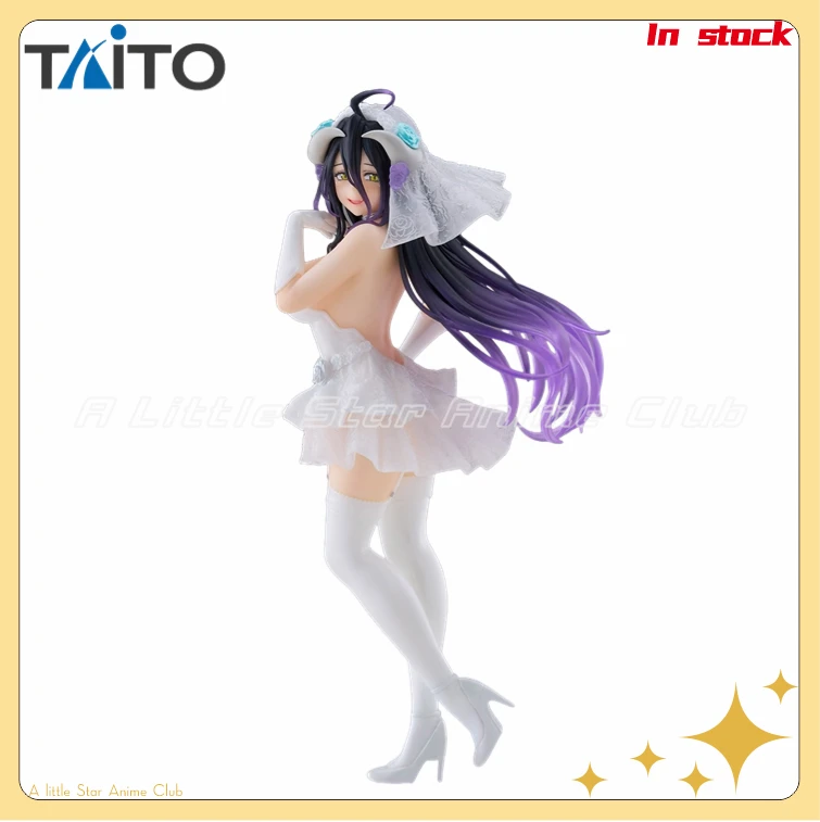 TAiTO Coreful Doll OVERLORD Albedo Wedding Style Animation Figure Model Collection Ornaments Toys