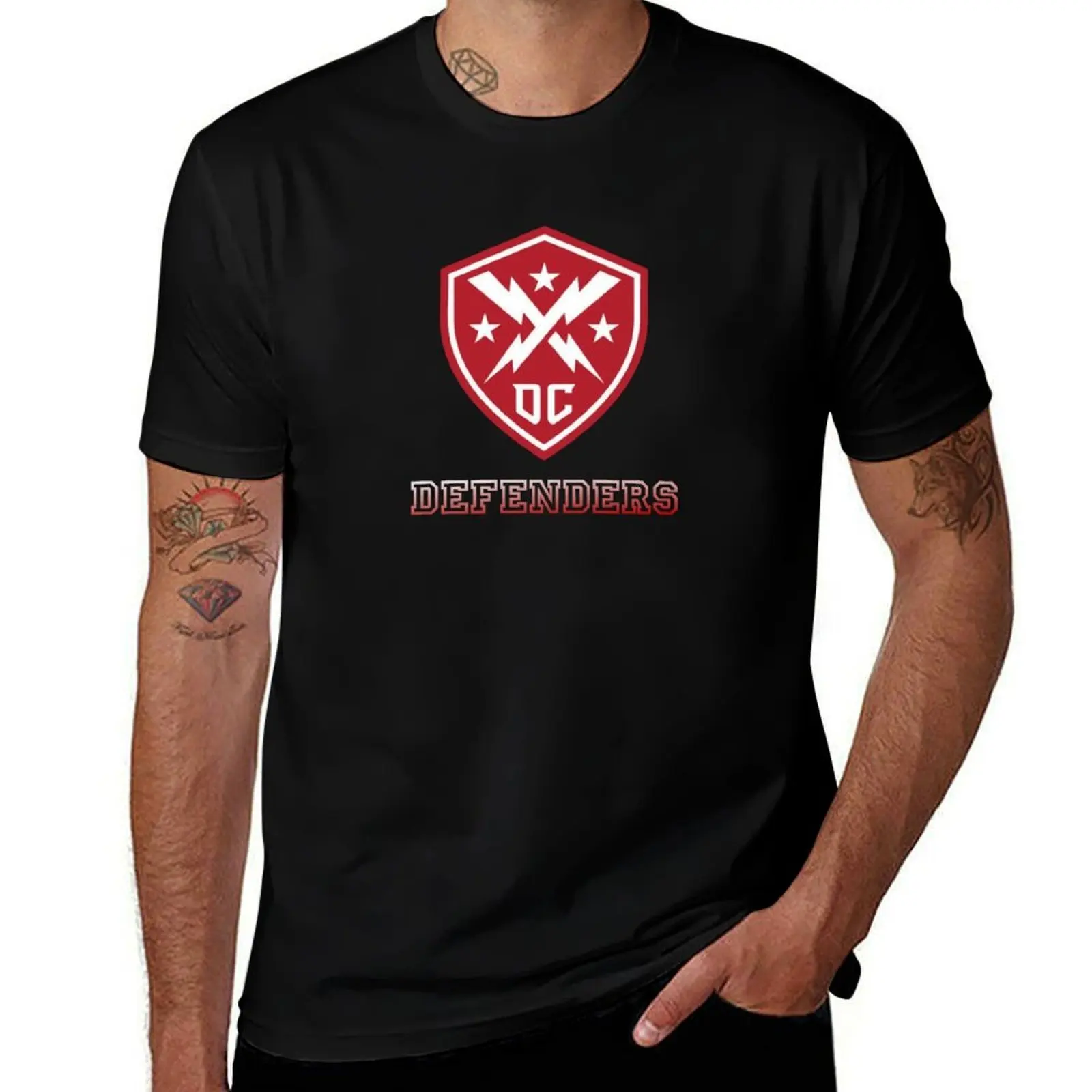Defenders T-Shirt Quick Dry Sports Short Sleeve Tee T-Shirt