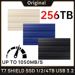 New original Portable SSD T7 Shield 1TB 256TB High Speed External Disk Hard Drive Solid State Disk Compatible For Laptop Desktop