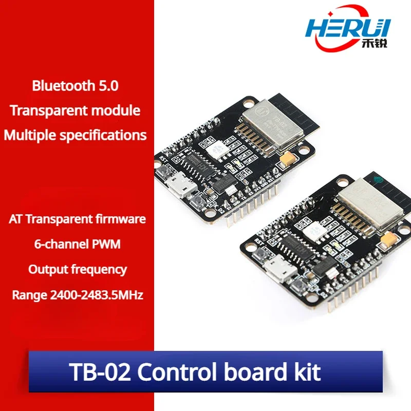 

Bluetooth 5.0 transparent transmission module TB-02 Development board wizard / AT Firmware Control board kit ble mesh