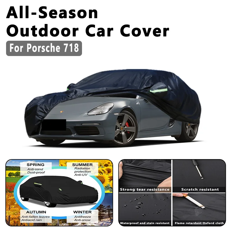 

Car Cover for Porsche 718 - Outdoor Full Protection, Waterproof Dustproof Heat-Resistant, All-Season Use Exterior Accessories