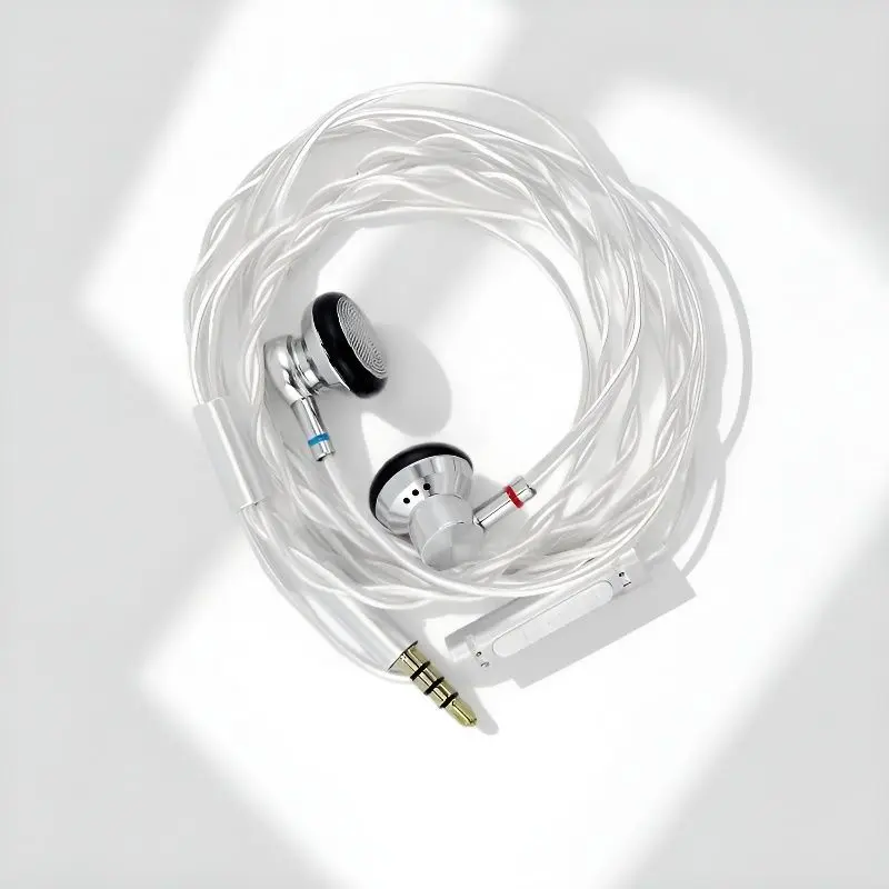 

Проводные наушники Chenyue с плоской головкой 3,5 мм и микрофоном, Hi-Fi стерео наушники с басовым звуком для смартфонов, ПК, ноутбуков, музыкальных игр