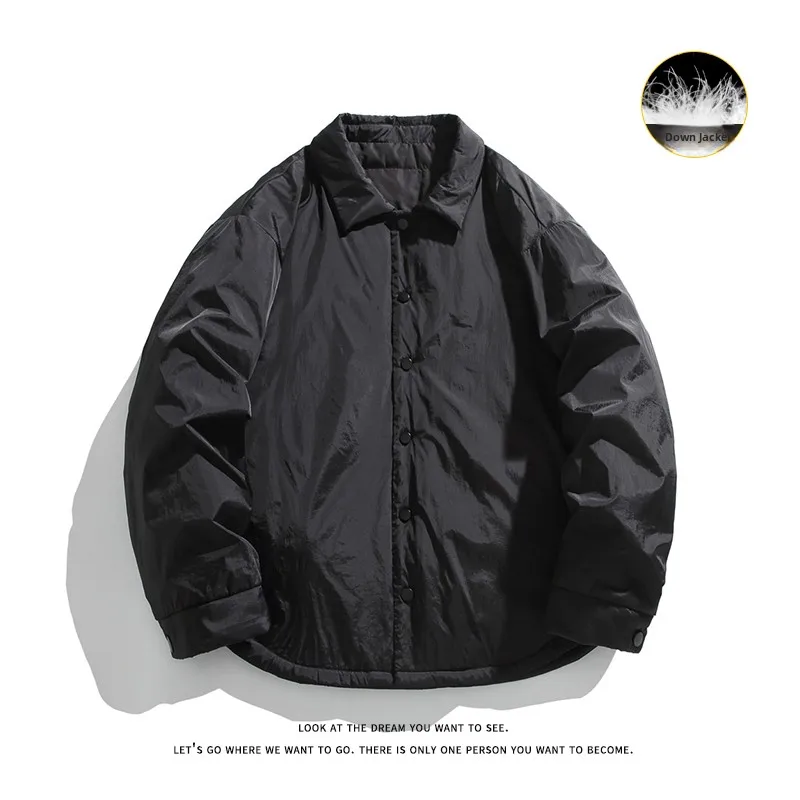 

Bla irt-Sle Men's Jaet Lightweight Retro American Fit Coat Winter Warm Windproof Polyester Fiber Zipper Closure Outer...