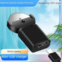 Type-C Lithium Coin Charger Widely Charging For LIR2032 LIR1632 LIR2025 LIR2016 LIR2032H Batteries Long-Lasting USB C Charger