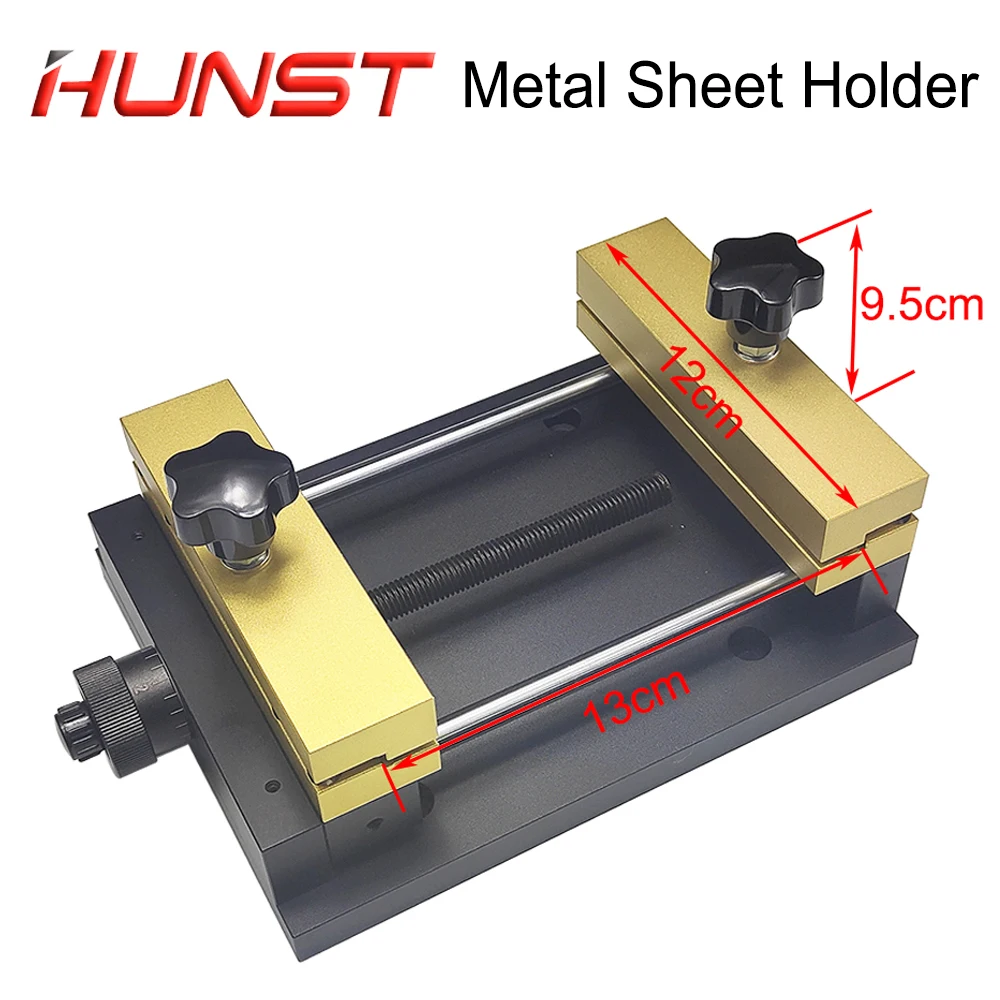 HUNST Metal Sheet Holder Marking Attechment Fixed Bracket Metal Fixture for Fiber Laser Engraving Machine Card Cutting