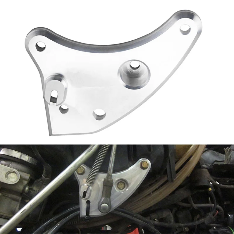 

707000971 Billet Shifter Shift Arm Bracket Base Fit for Can-Am Gen 2 Outlander Renegade Silver Aluminum Alloy