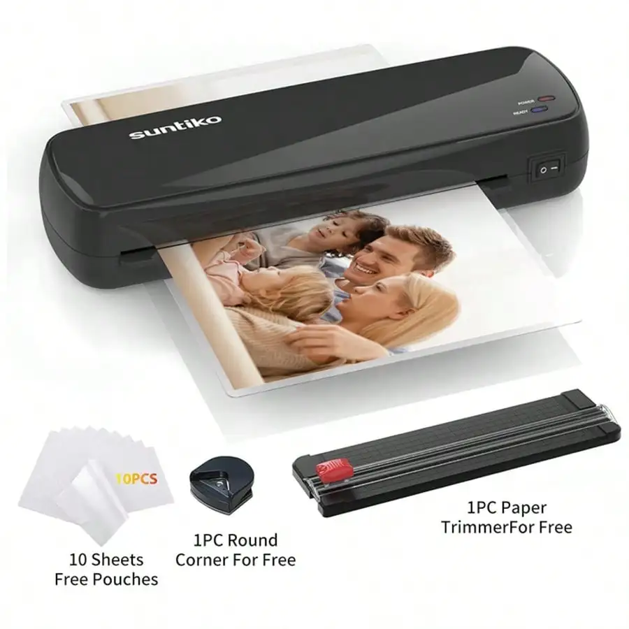 4-In-1 Laminator For Teachers & Schools - Fast 3 Min Warm-Up For A4/A5/A6 | Preserves Color Of Photos & Documents | Ideal For Classroom & Home Office