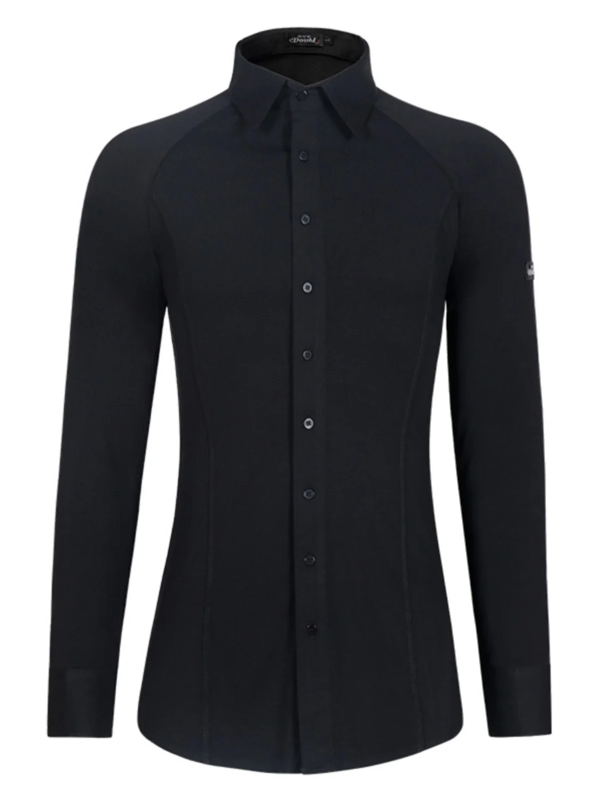chemise-de-danse-latine-elegante-pour-homme-coupe-ajustee-manches-longues-haut-de-danse-moderne-uniforme-d'entrainement-performance-de-tango-noir
