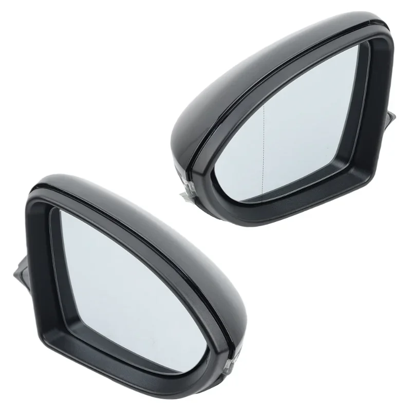 9 Pins For Volkswagen Golf 7 MK7 2012-2020 EU Version Black Power Folding Side Mirror Car Accessories Reaview Mirror Assembly