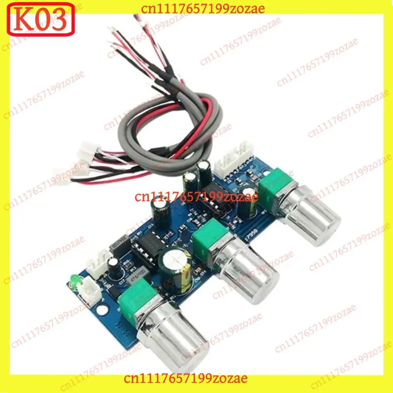 k3 NE5532 2.1 Channel Stereo Preamp Board, Adjustable Low Pass Filter & Crossover Module for Active Subwoofer