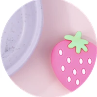 

【rrkxa】Клубничная теннисная ракетка, амортизатор, буфер, силиконовые демпферы вибрации, антивибрационный амортизатор для теннисной ракетки