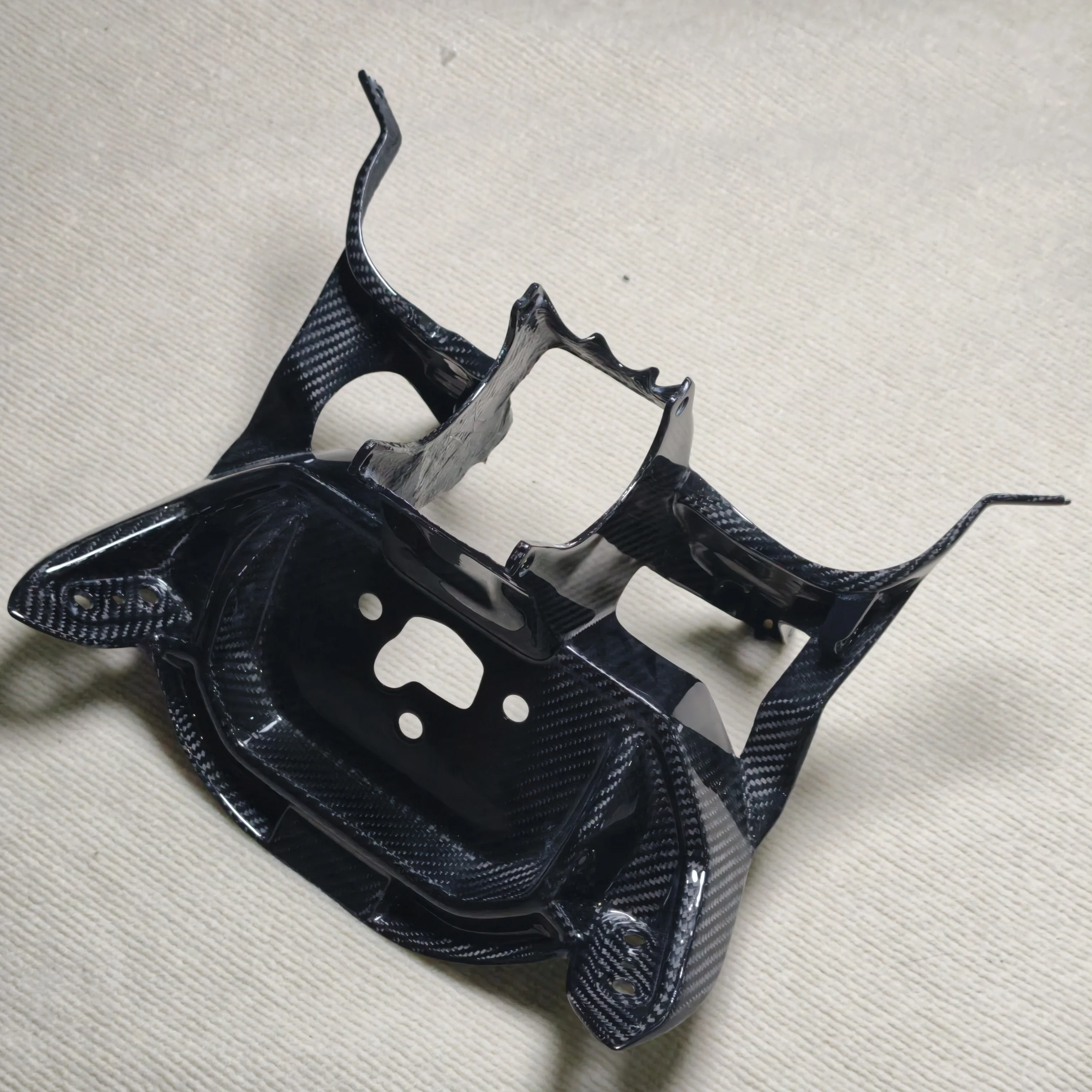 OEM 3K Dry Carbon Fiber Gloss Instrument Panel For BMW M1000RR 2020-2024 Street Edition Motorcycle Frame & Body Parts