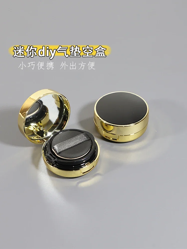 Air Cushion Foundation DIY Box Mini Cute Empty Puff Box Portable Mirror for Bb Cream Cosmetic Makeup Case Container with Sponge