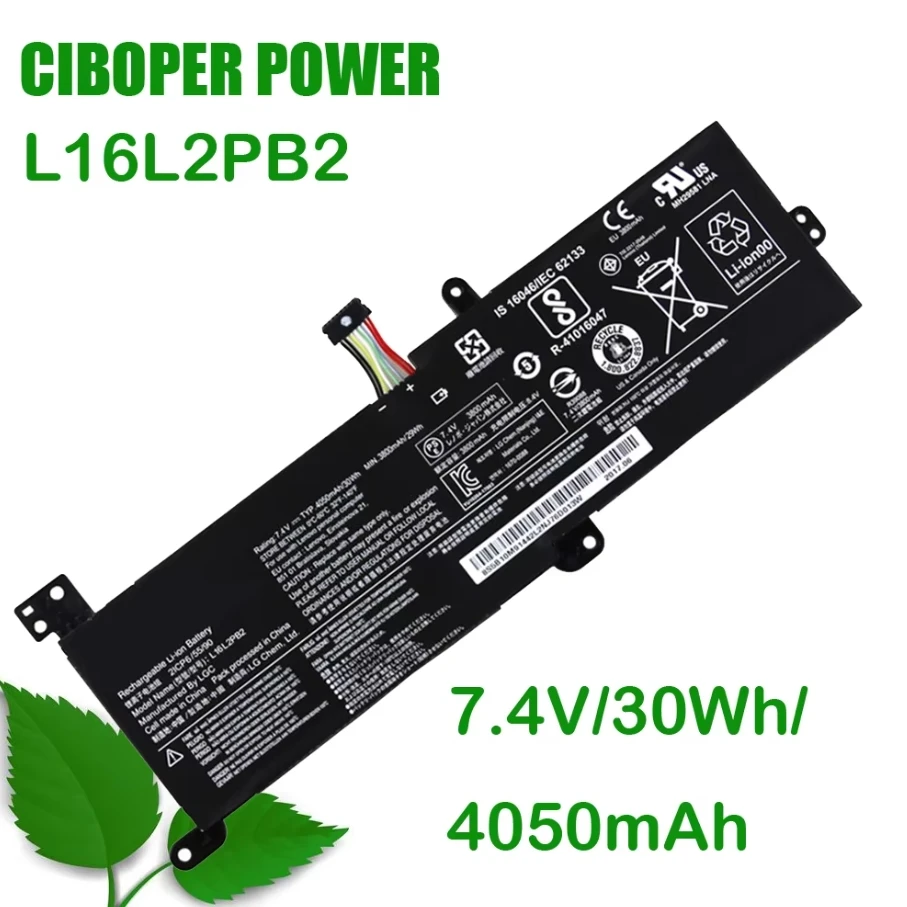 CP Genuine Battery L16L2PB1 L16L2PB3 L16M2PB1/L16M2PB2  L16C2PB2 For 320-15IKB -15IAP -15AST -15ABR -14ABR 520-15IKBR 330-15ICN