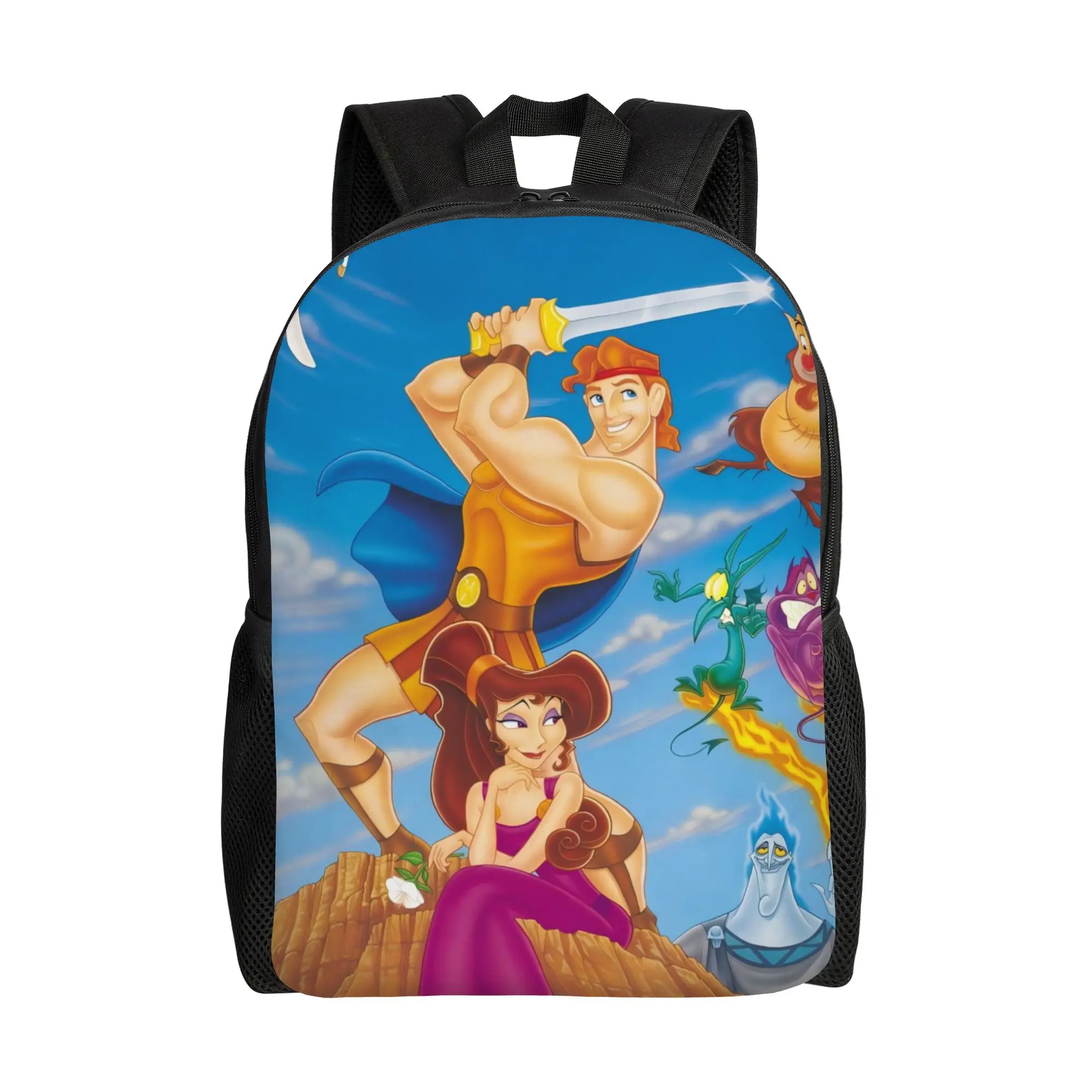 

Back to school season Good Quality Hercules Rucksack Walt Cartoon Girl Boy Book Pack Backpack