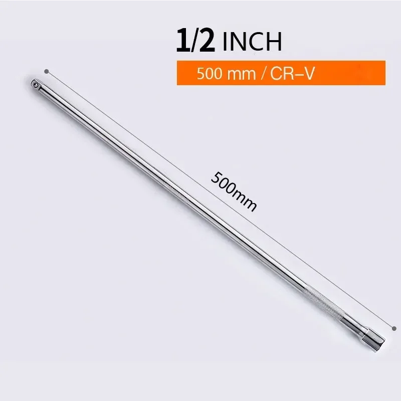 

Sockets Tire for Square Length 1/2" Long Car Tools Wrench Socket High Drive Repair 500mm 20inch Torque Non-slip