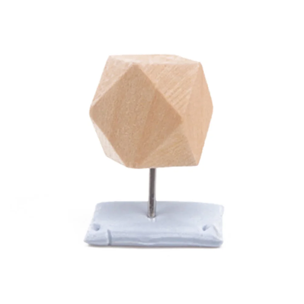 

15Pcs Creative Safety Thumbtacks Wood Head Push Pins for Bulletin Boards Photos Posters Decoration Office Use Wood Push Pins