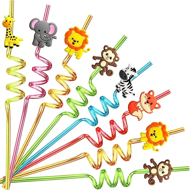 Jungle Safari Party Favors Animals Stickers Keychains Snap Bracelet Kids Birthday for Boys Girls Party Favor Birthday Gifts Toys