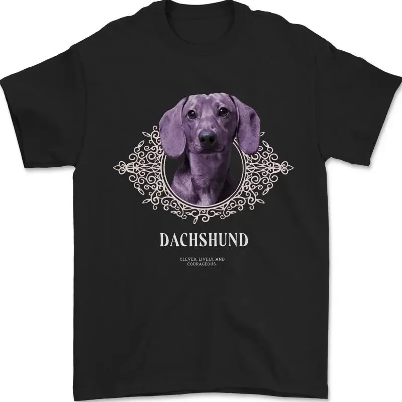 Ein Dackel Hund Mit decoración Herren 100% aus Baumwolle camiseta