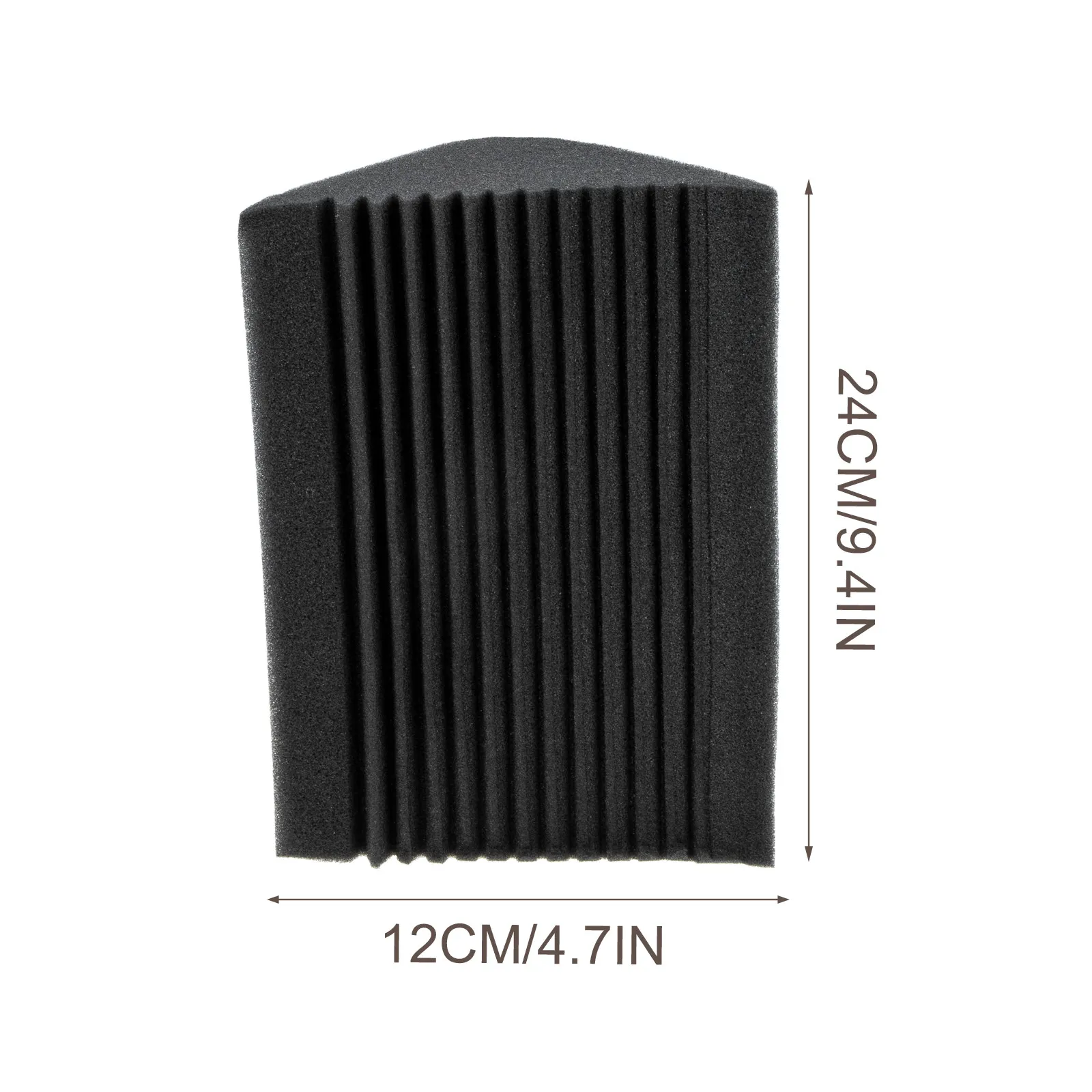 3Pcs Acoustic Sound Absorbing Foam Corner Bass Trap Panel Soundproofing Material for Recording Studios Bars Ktv Sound Reduction