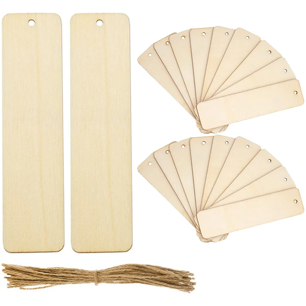 

1Set Stylish Blank Bookmarks Premium Material Exquisite Workmanship DIY Christmas Gift for Students Writers Readers