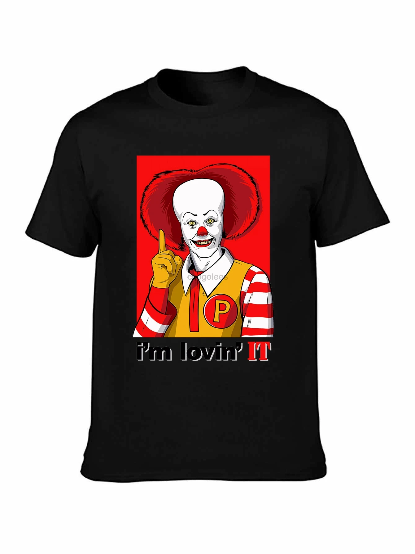 أنا لوفين آي تي شيرت عمل فني آي رعب ماكدونالدز ستيفن كينج متوسطة #1