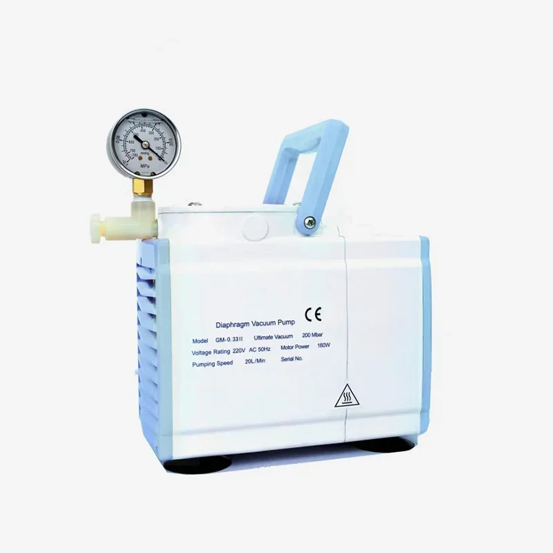 

15 мбар Новый антикоррозийный мембранный вакуумный насос из ПТФЭ NBR для роторного испарителя