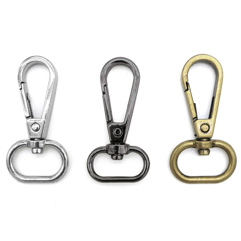 ZENTEII Metal Luggage Bags Strap Buckle Dog Buckle Lobster Swivel Trigger Clips Snap Hardware Hook Handbag Hanger Key Chain DIY