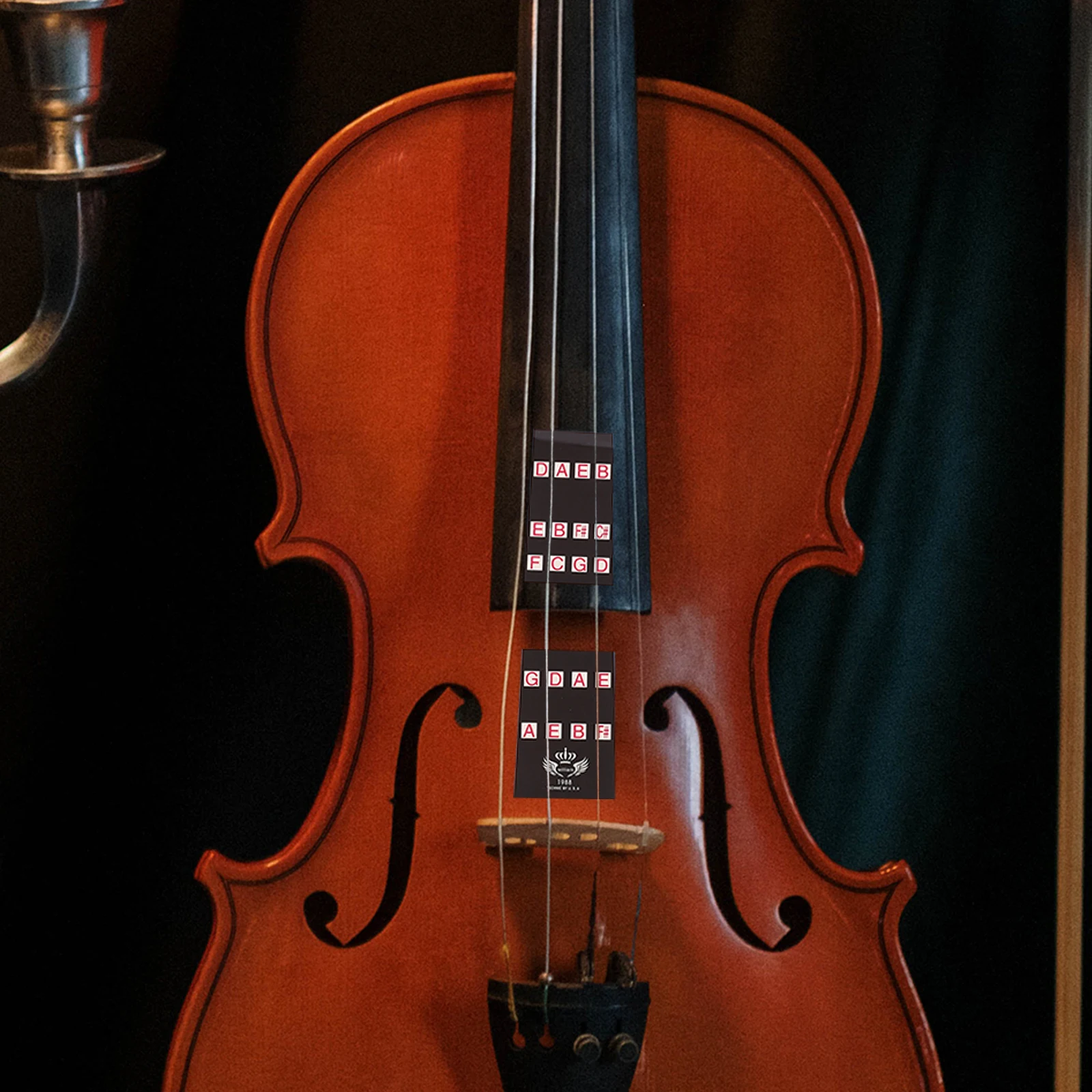 

Fingerboard Stickers Tape Tuning Fiddle Intonation Tabs Label for Violin Fret Guide No Product